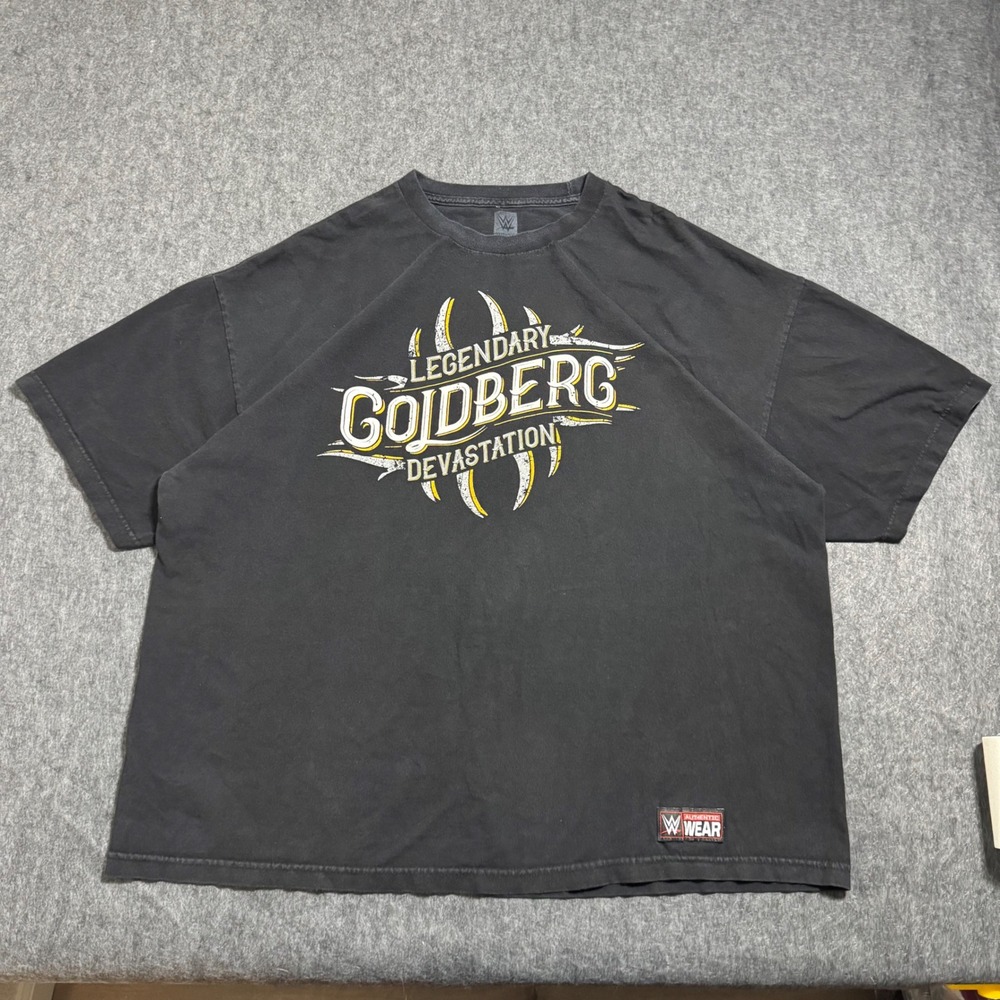 WWE Goldberg Legendary Devastation Shirt Mens 3X Black Graphic Tee EVERY1ISNEXT
